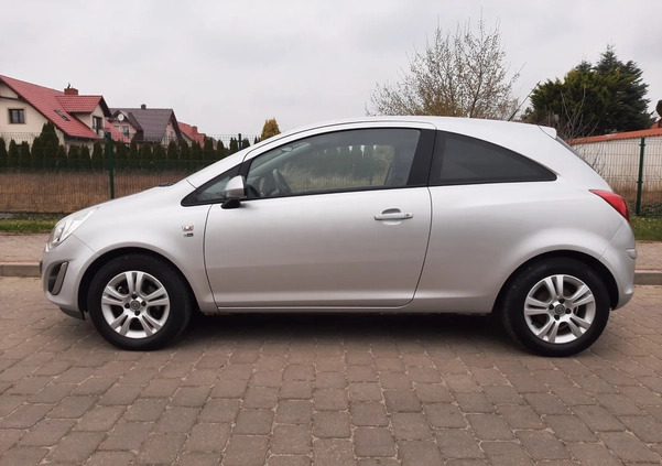 Opel Corsa cena 18500 przebieg: 118300, rok produkcji 2012 z Bodzentyn małe 301